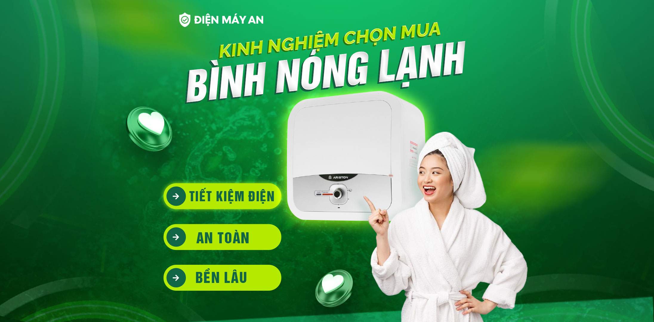Kinh nghiệm chọn mua bình nóng lạnh tiết kiệm điện, an toàn và bền lâu